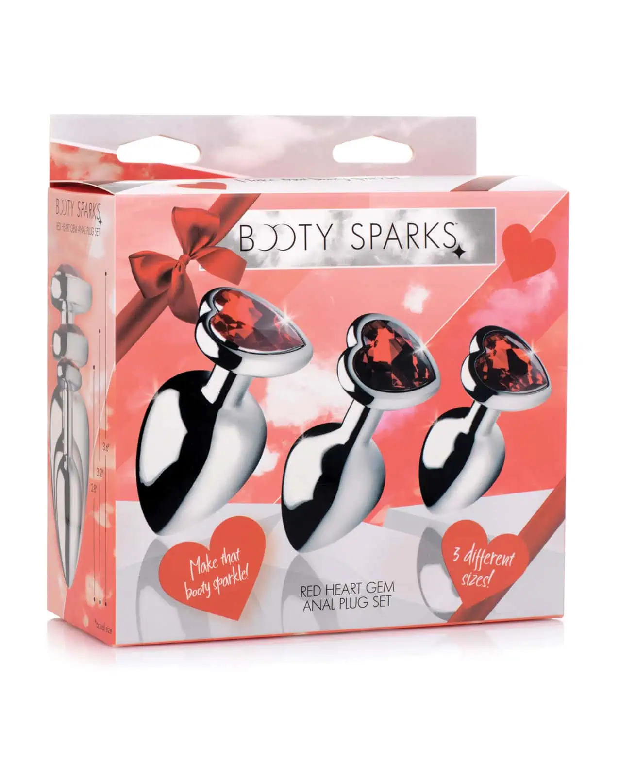 Booty Sparks Red Heart Plug Set - Image 3