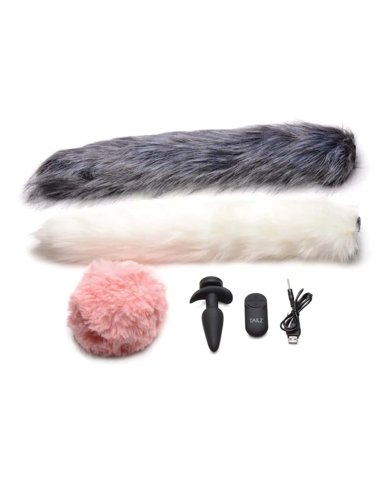 Tailz Vibe Plug and 3 Tails W/remote Set - Image 4