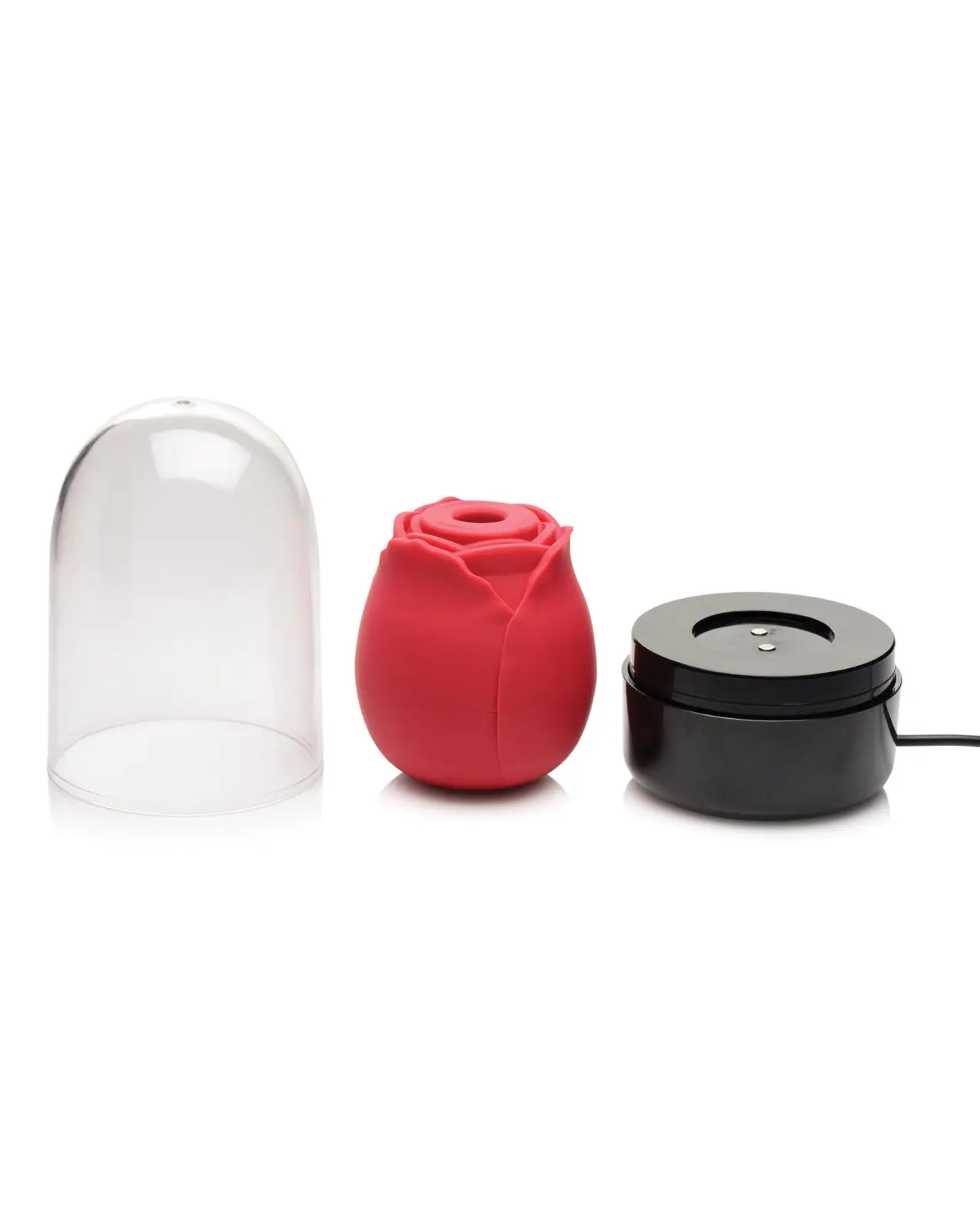Inmi Bloomgasm Wild Rose 10X Stimulator w/Case - Red - Image 4