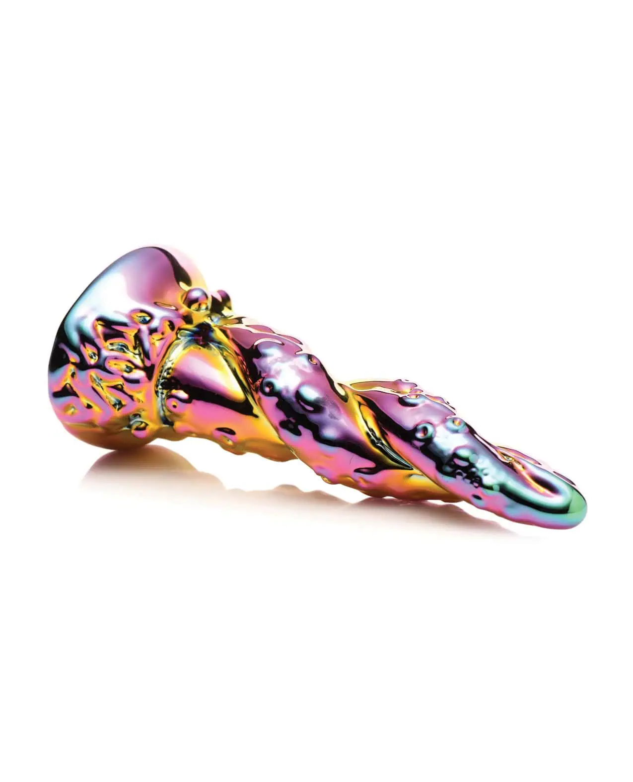 Creature Cocks Enchantress Rainbow Glass Dildo - Image 3