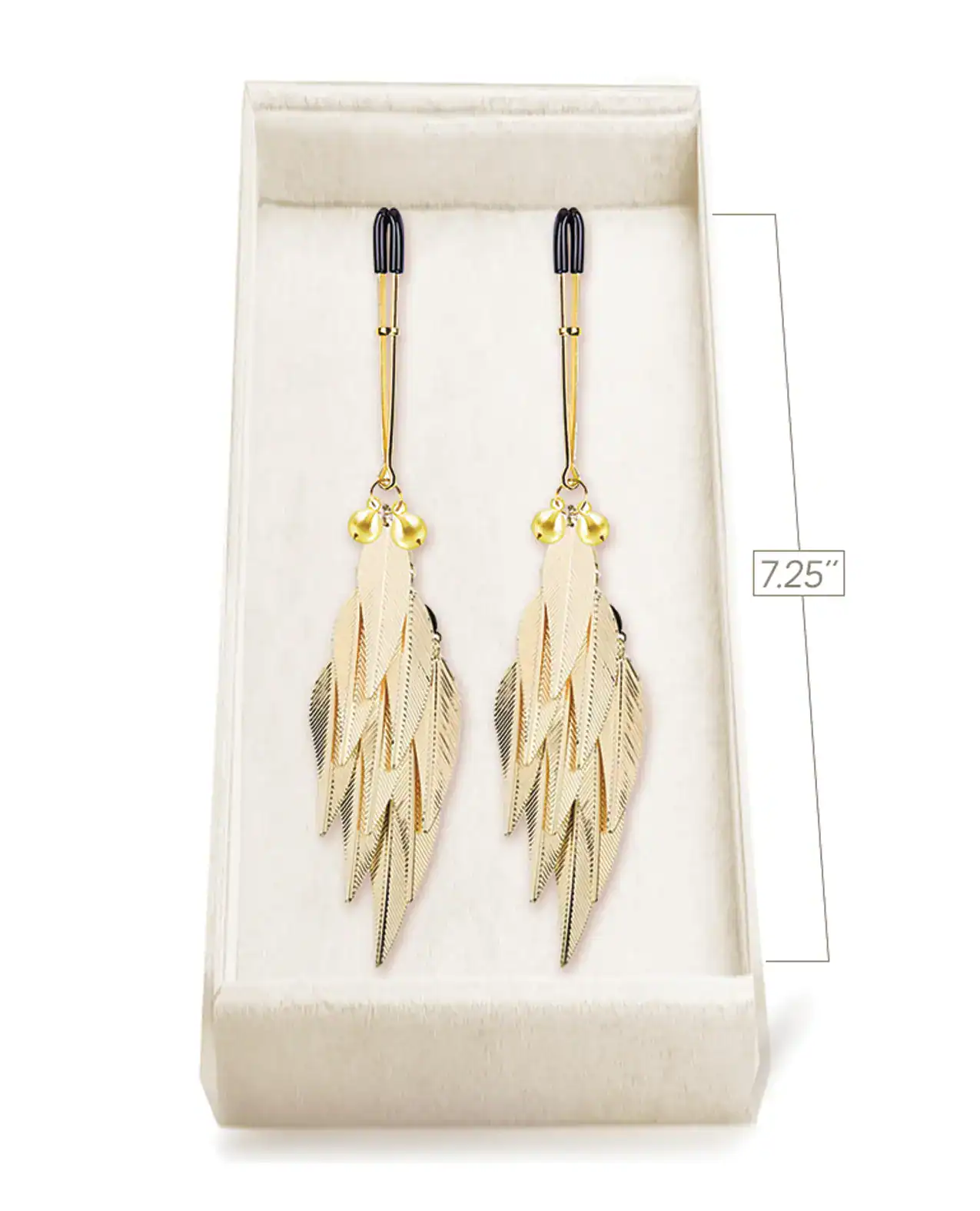 Couture Clips Luxury Nipple Clamps - Golden Harvest - Image 2