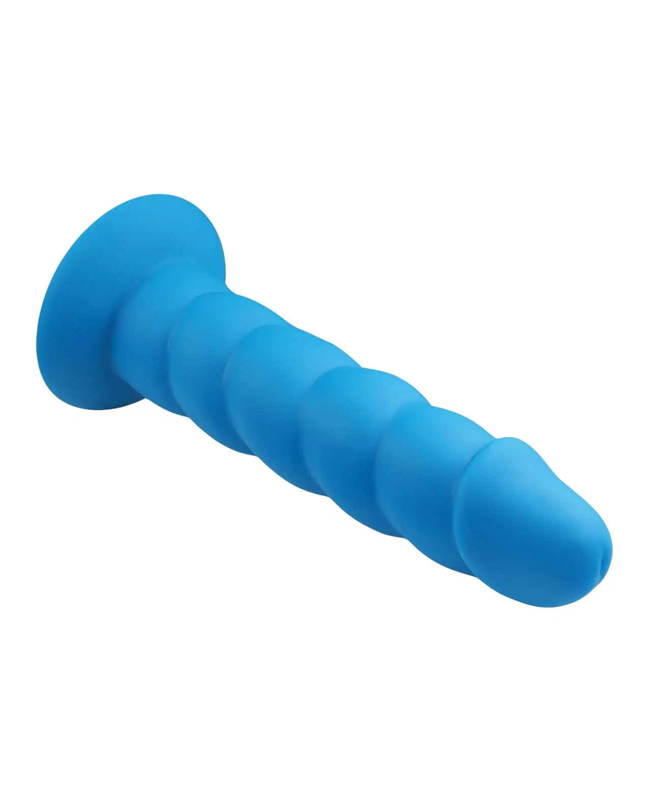 Rock Candy Suga Daddy 7 Dildo Non Vibrating suction Cup Base Blue - Image 4