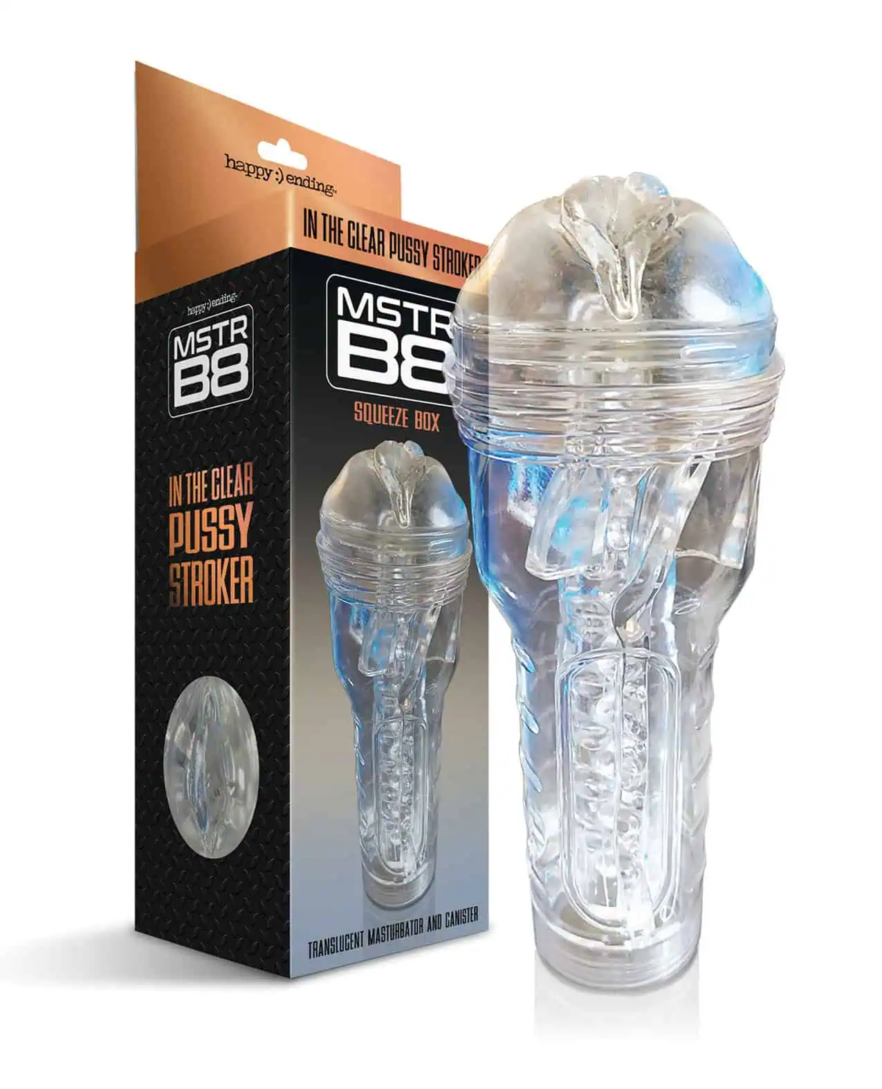 MSTR B8 In the Clear Pussy Stroker - Clear - Image 2