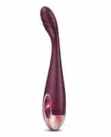 Zola Rechargeable Silicone G Spot Massager - Burgundy/Rose Gold - Image 3