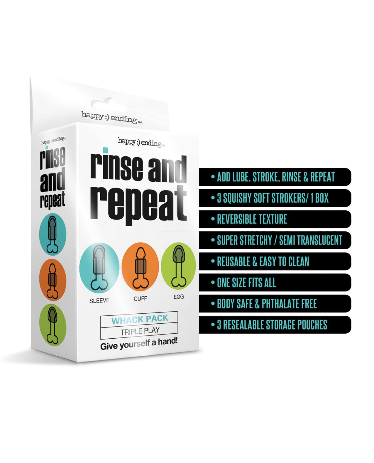 Triple Rinse Kit Buy Rinse & Repeat Whack Pack Triple Play | Jack and Jill Adult
