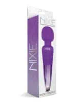 Nixie Rechargeable Wand Massager - Purple Ombre Metallic - Image 1
