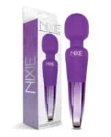 Nixie Rechargeable Wand Massager - Purple Ombre Metallic - Image 2