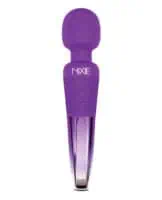 Nixie Rechargeable Wand Massager - Purple Ombre Metallic - Image 3