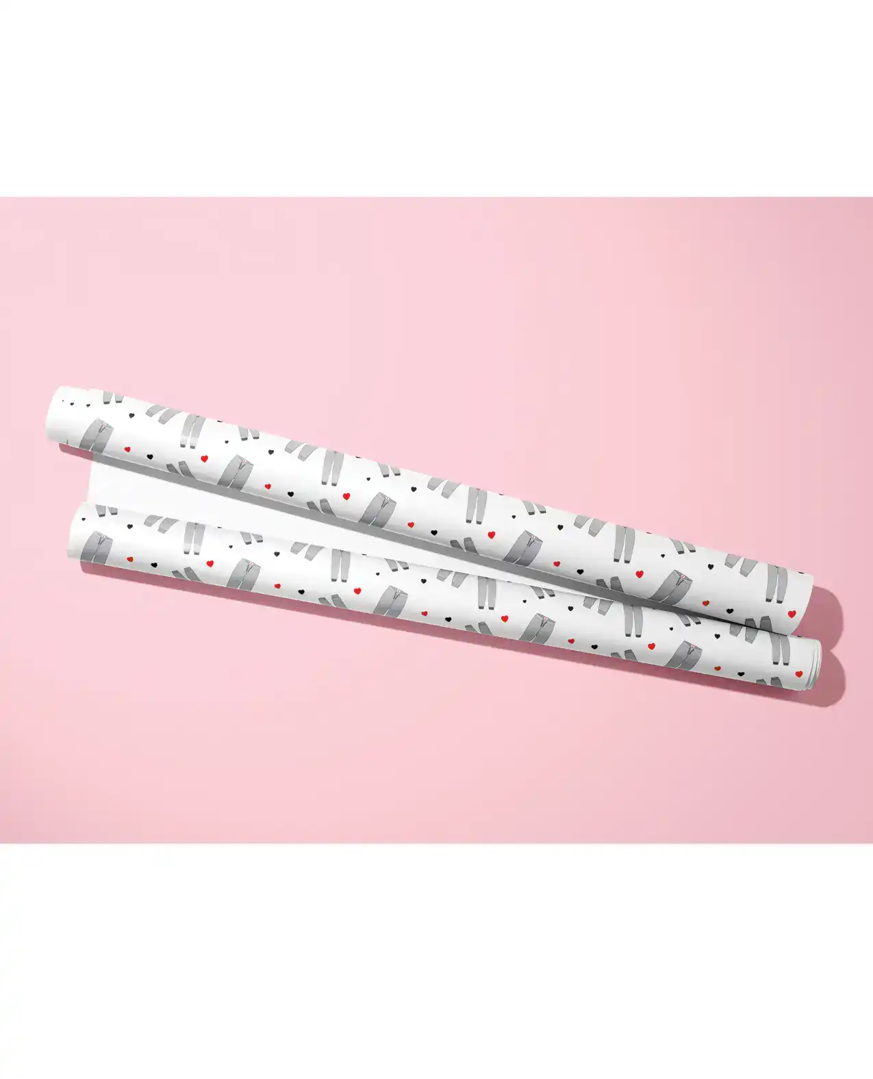 Grey Sweatpants Naughty Wrapping Paper - Image 2