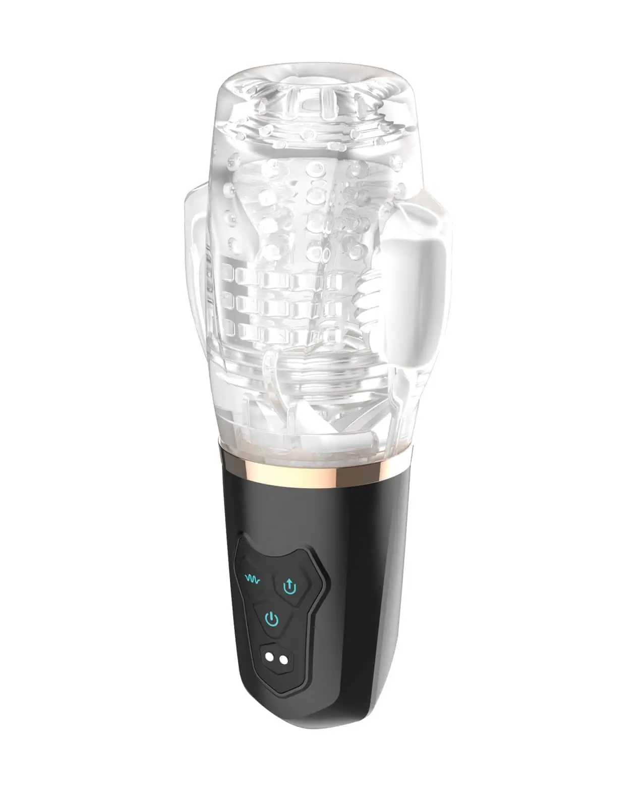 FunnyMee Sucking & Vibrating Male Rose 2 - Black - Image 3