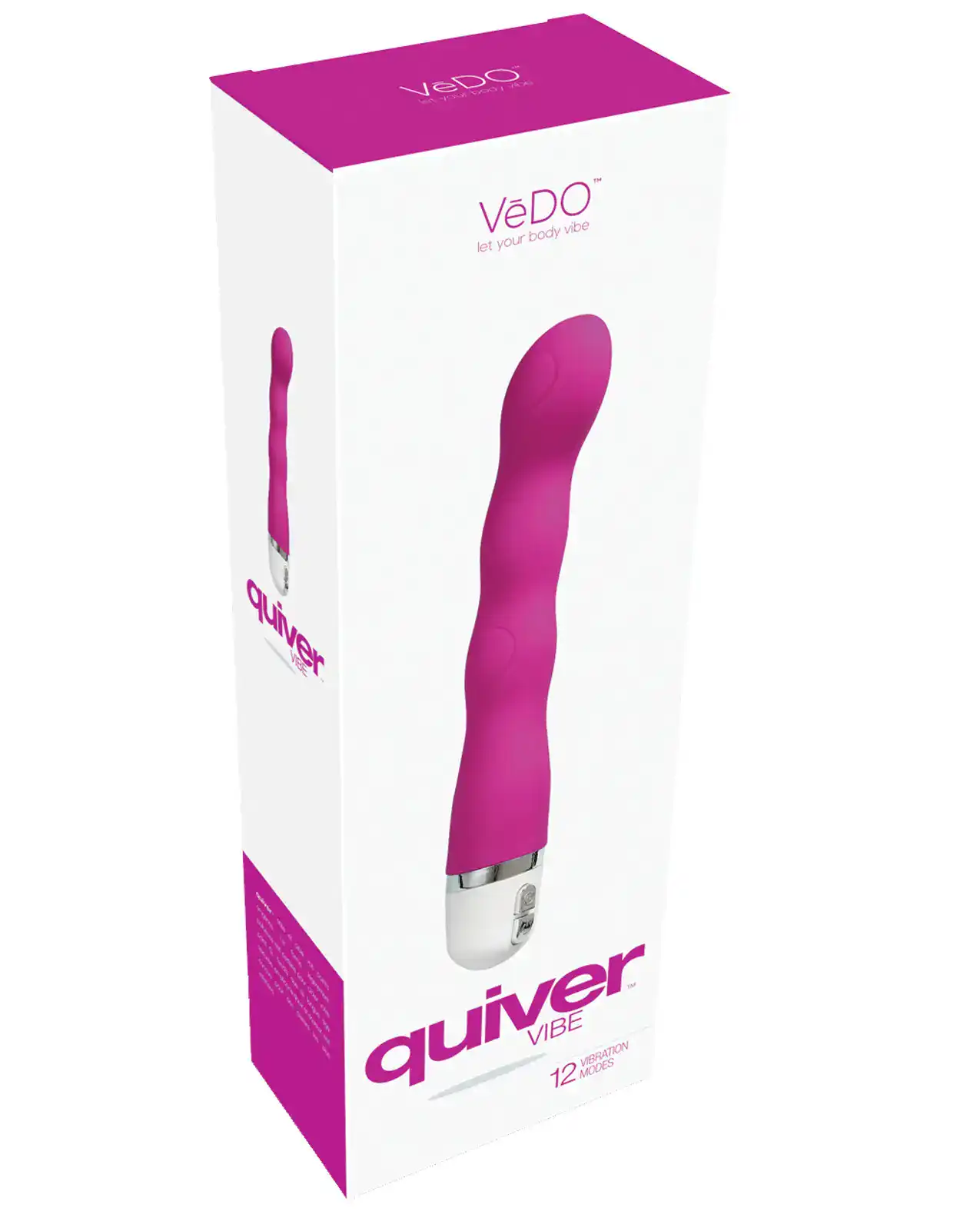 VeDO Quiver Mini Vibe - Hot in Bed Pink - Image 3