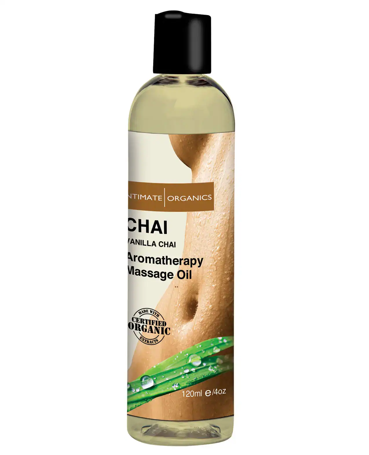 Intimate Earth Chai Massage Oil - 120 ml Vanilla & Chai - Image 2
