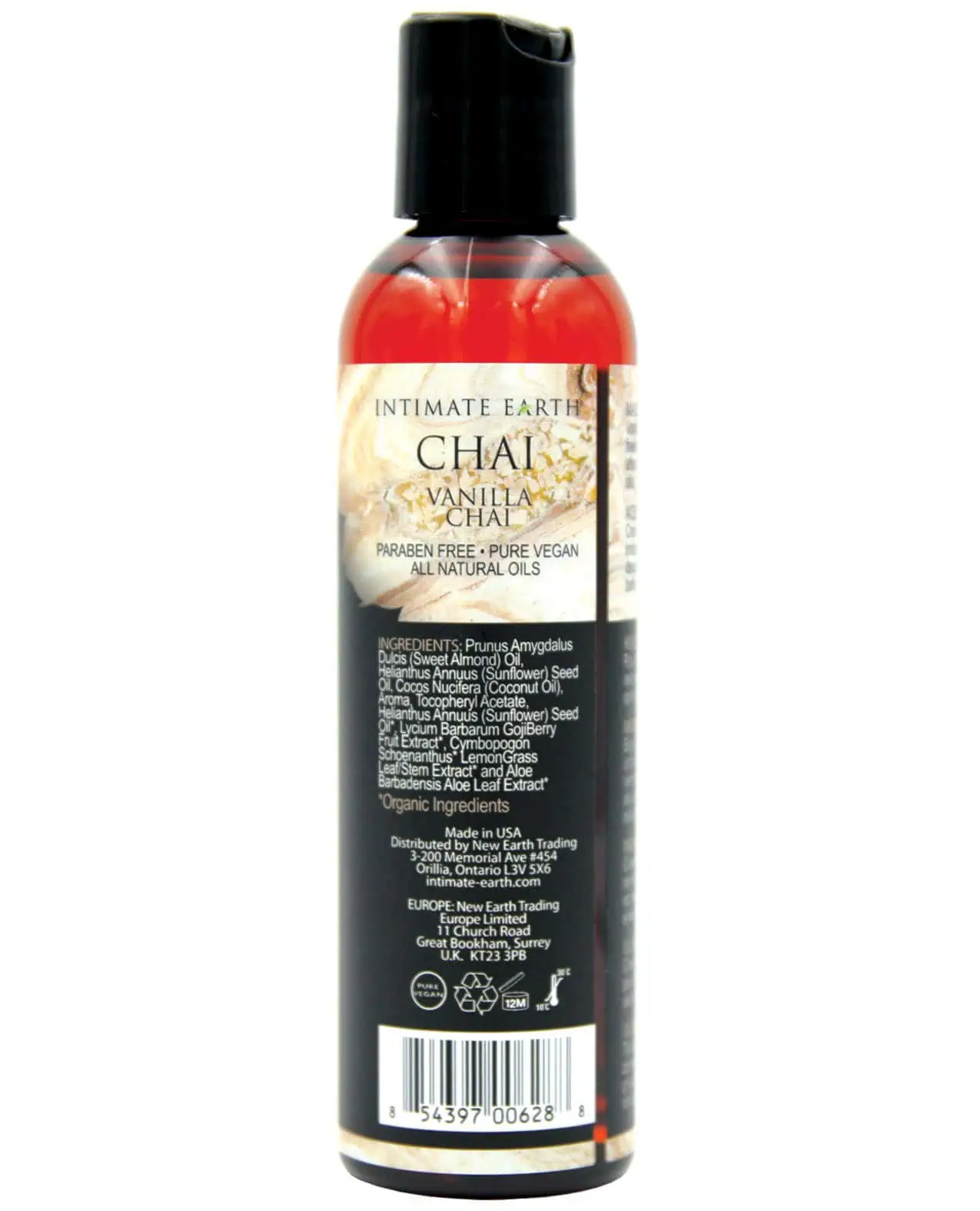 Intimate Earth Chai Massage Oil - 120 ml Vanilla & Chai - Image 3