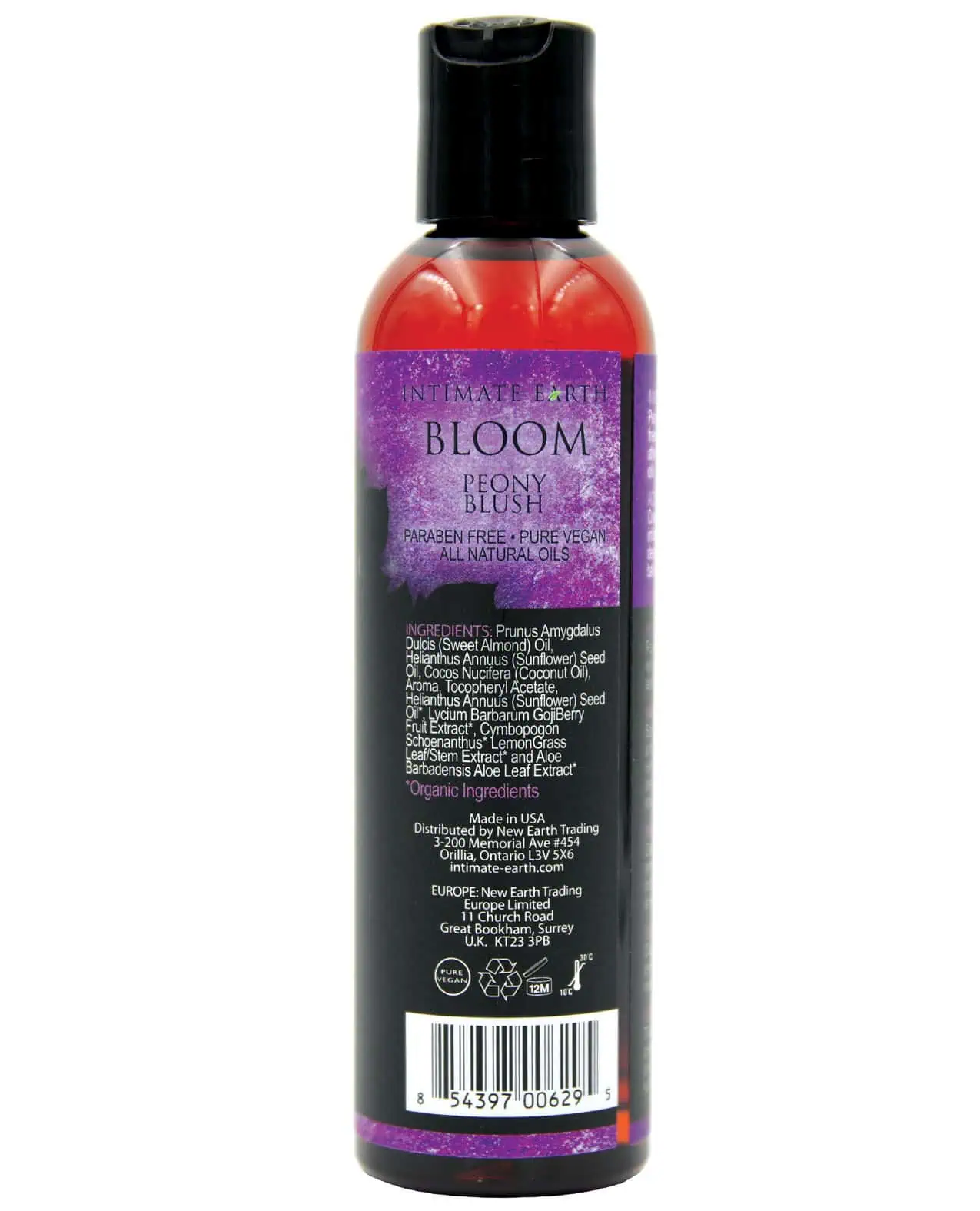 Intimate Earth Bloom Massage Oil - 120 ml Peony Blush - Image 3