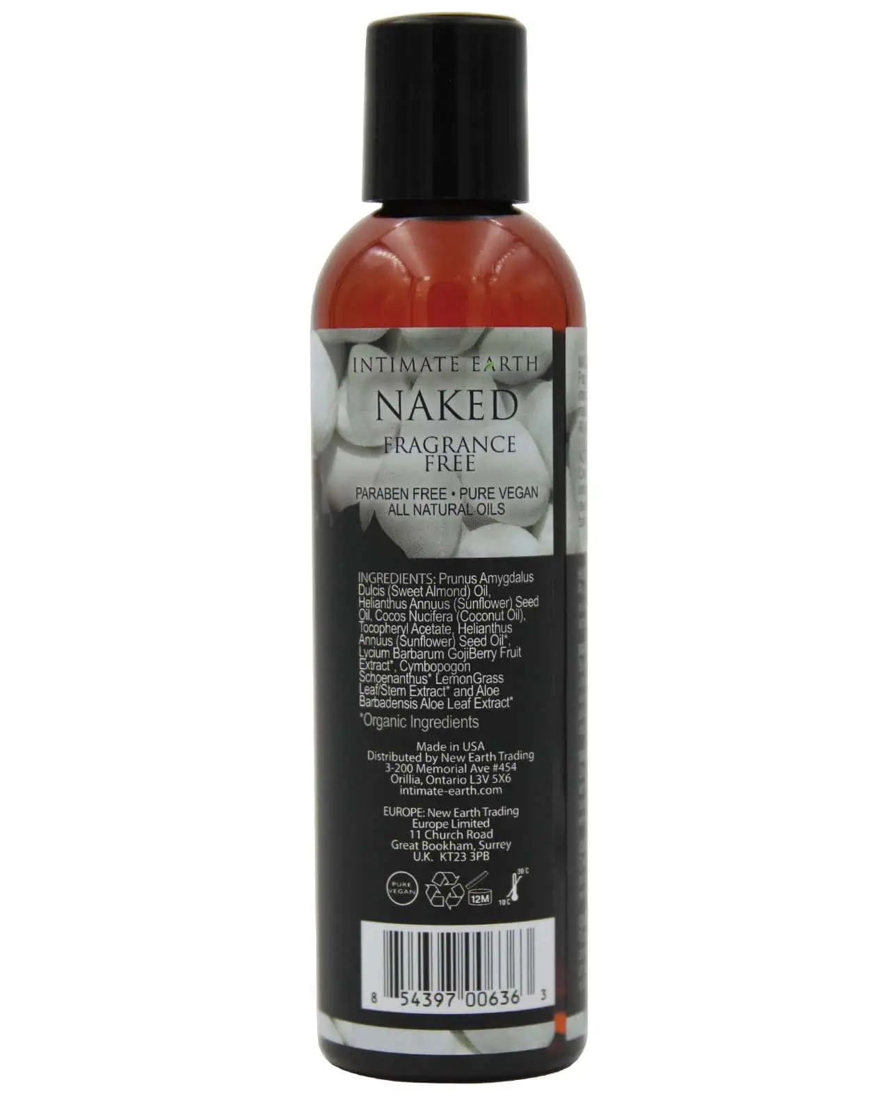 Intimate Earth Massage Oil - 120 ml Naked - Image 3