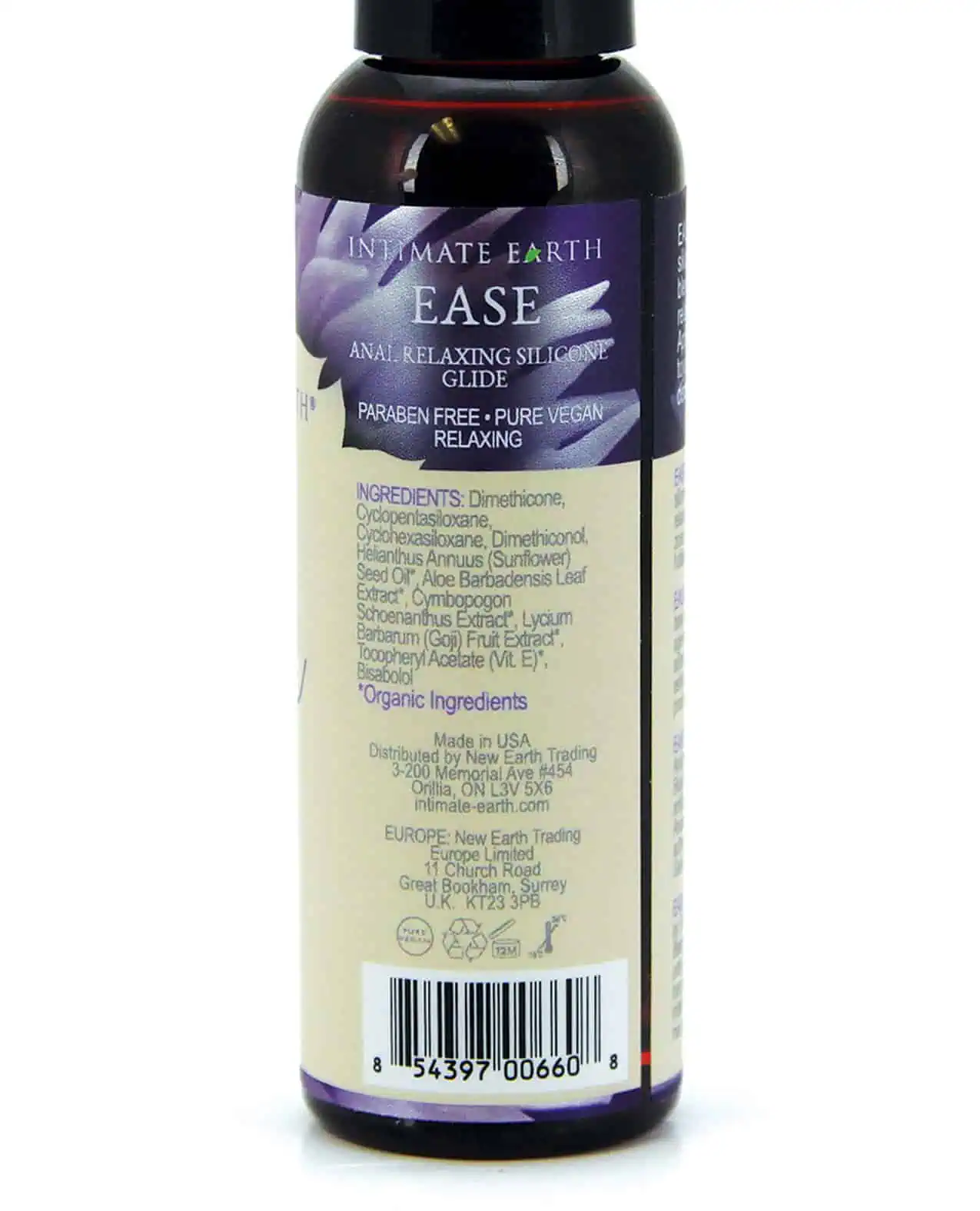 Intimate Earth Soothe Ease Relaxing Bisabolol Anal Silicone Lubricant - 60 ml - Image 3