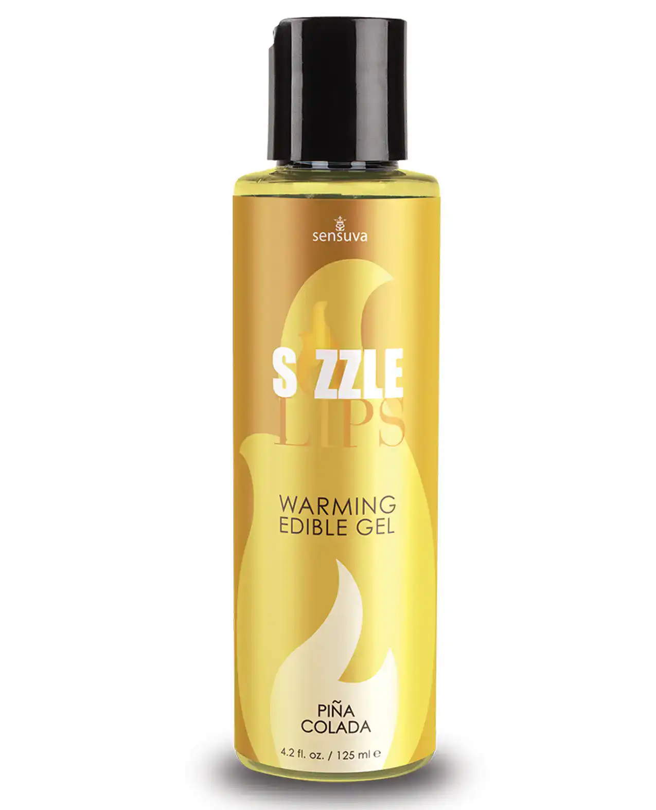 Sensuva Sizzle Lips Warming Gel - 4.2 oz Pina Colada - Image 2
