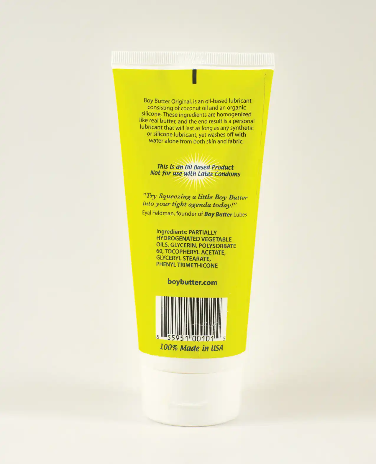 Boy Butter - 6 oz Lube Tube - Image 2