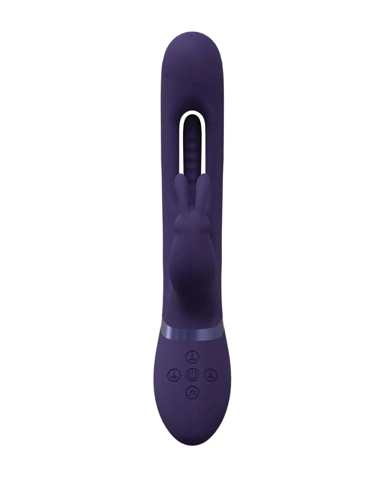 Shots Vive Mika Flapping Tougue Rabbit Vibrator - Purple - Image 4