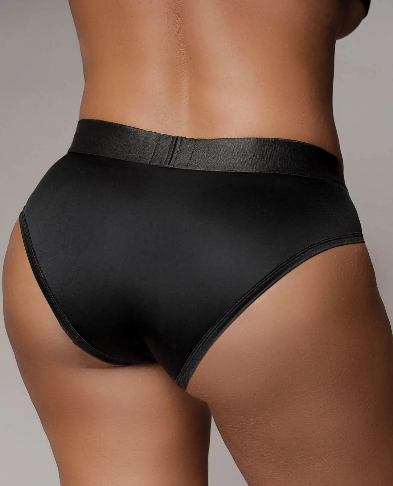 Shots Ouch Vibrating Strap On High-Cut Brief - Black XL/XXL - Image 4