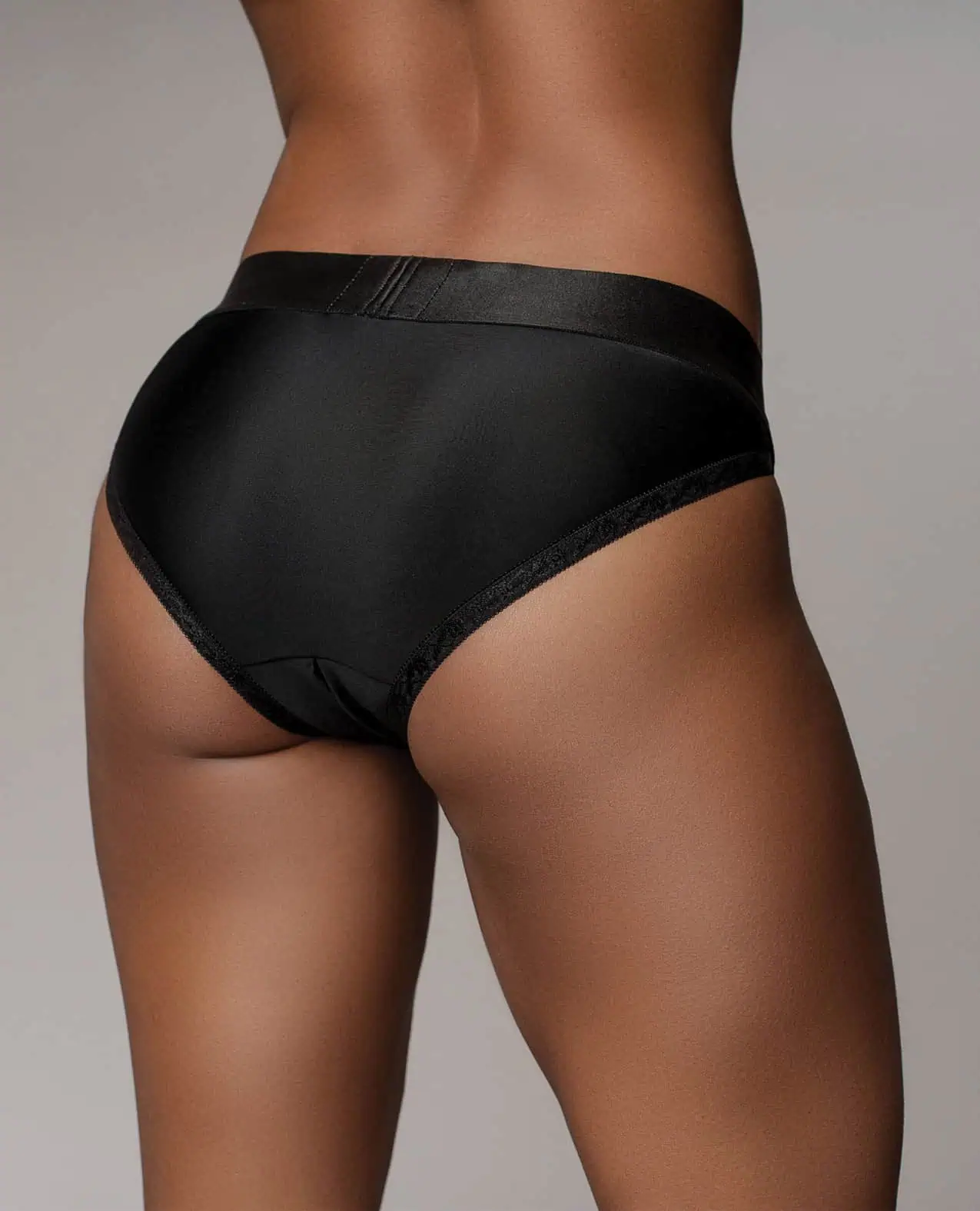 Shots Ouch Vibrating Strap On Hipster - Black M/L - Image 4