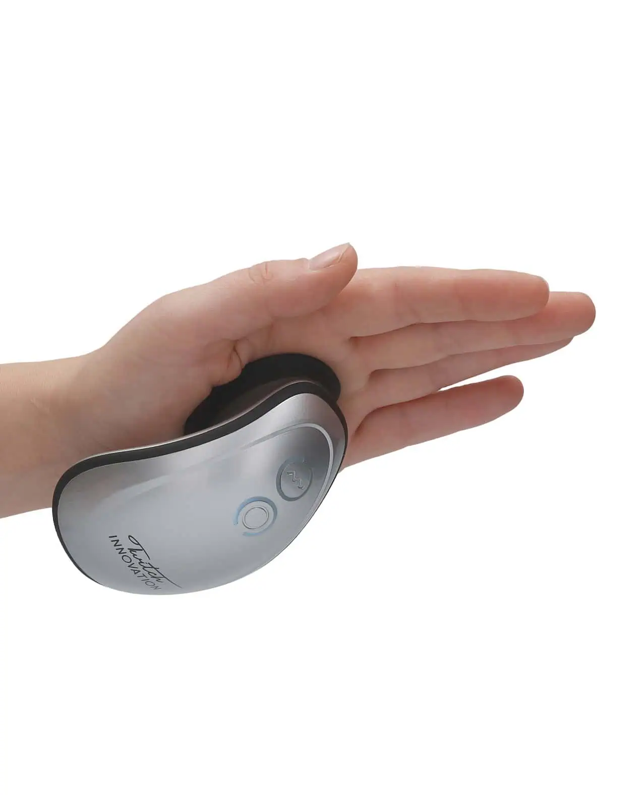 Shots Twitch Innovation Hands Free Clitoral Stimulator - Silver - Image 4