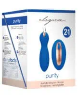 Shots Elegance Dual Vibrating Bullet & Remote - Blue - Image 1