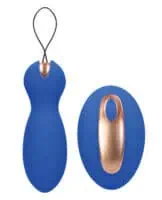 Shots Elegance Dual Vibrating Bullet & Remote - Blue - Image 2