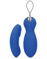 Shots Elegance Dual Vibrating Bullet & Remote - Blue - Image 3
