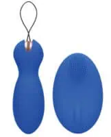 Shots Elegance Dual Vibrating Bullet & Remote - Blue - Image 4