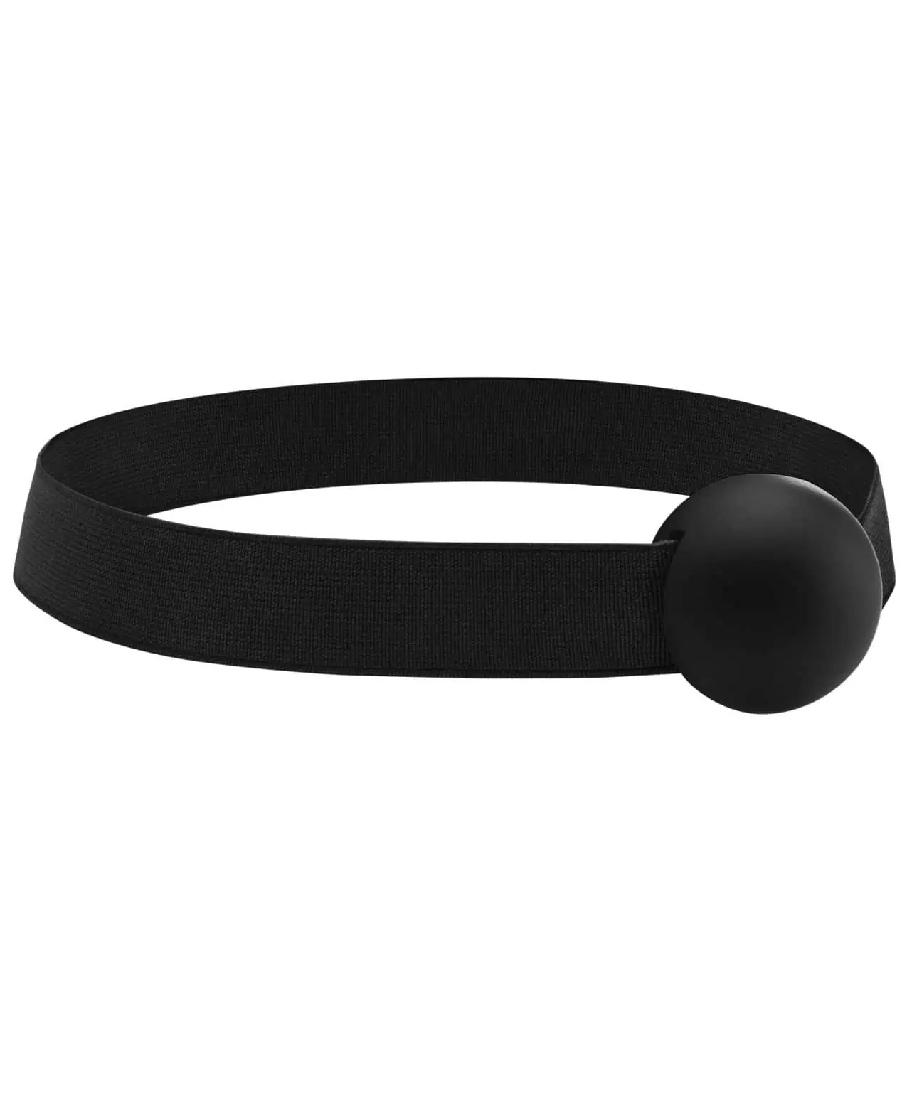 Shots Ouch Elastic Ball Gag - Black - Image 4