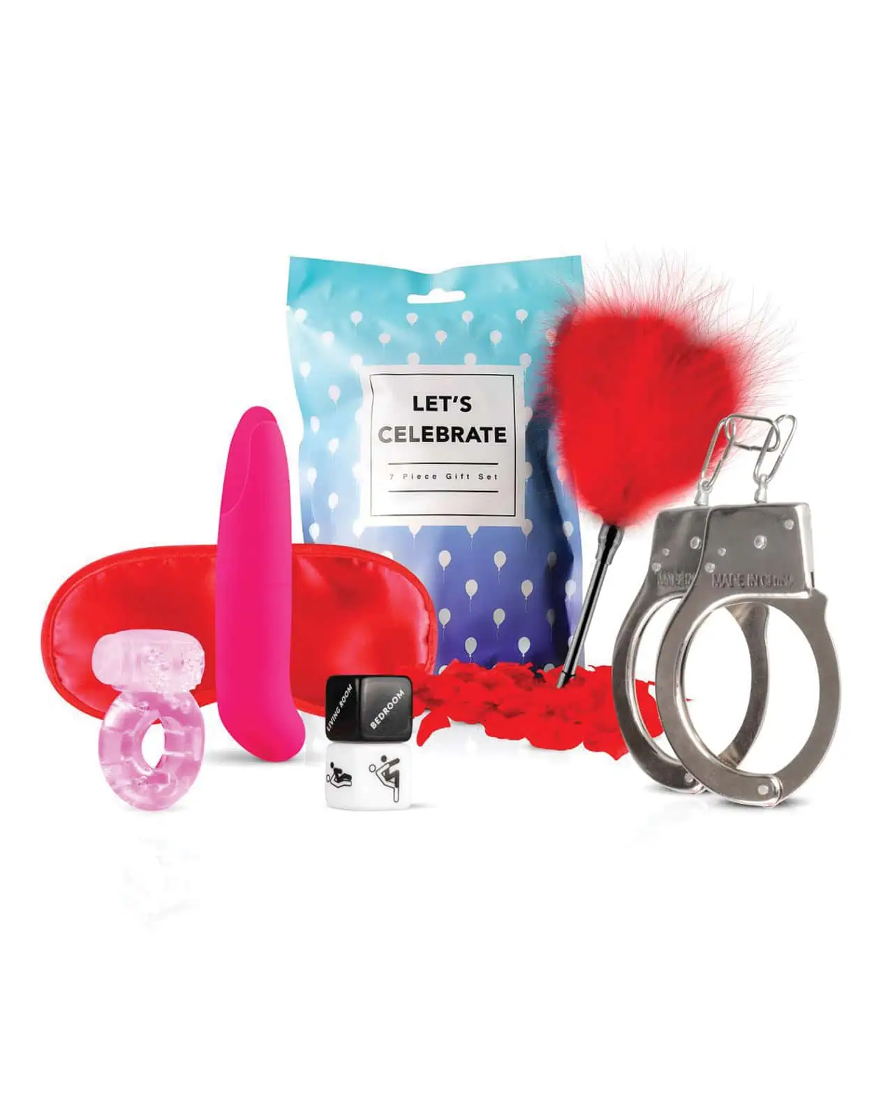 Loveboxxx Let's Celebrate 7 Pc Gift Set - Blue - Featured Image