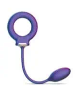 Hueman Eclipse Cock Ring w/Vibrating Perineum - Image 1