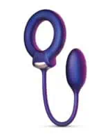 Hueman Eclipse Cock Ring w/Vibrating Perineum - Image 3