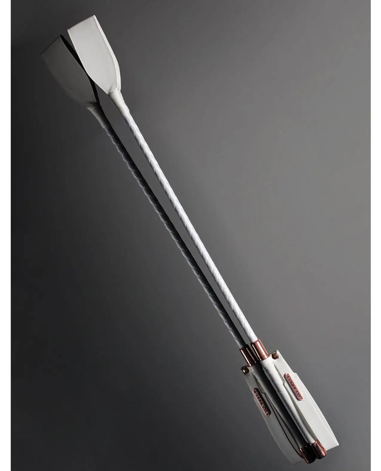 Pleasure Collection Matte Finish Crop - White/Rose Gold - Featured Image