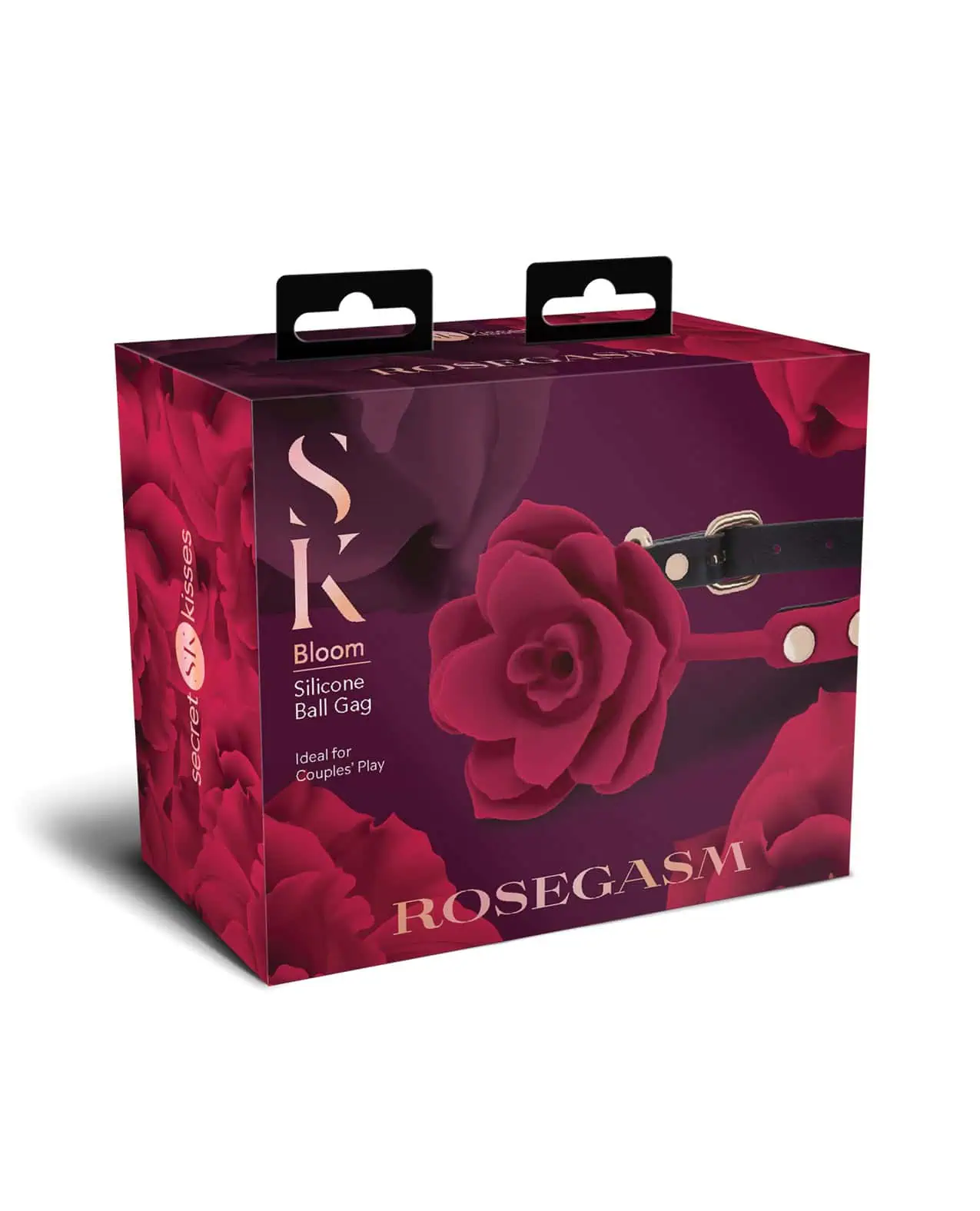 SK Rosegasm Bloom Silicone Gag Red - Image 3