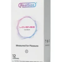 Lovense RealSize 52mm Condoms - Box of 12 - Image 1