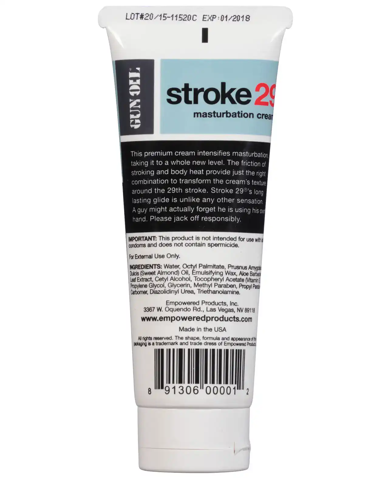 Stroke 29 Masturbation Cream - 6.7 oz Tube - Image 2