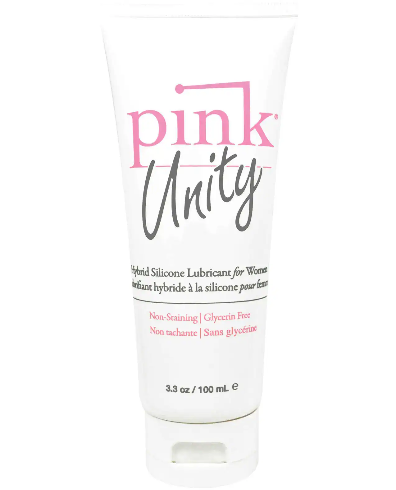Pink Unity Hybrid Silicone Based Lubricant - 3.3 oz Tube - Image 2