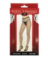 Fence Net Pantyhose Black O/S - Image 3