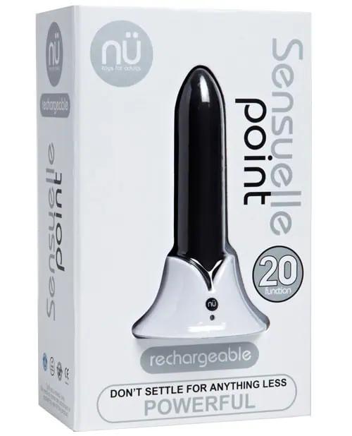 Sensuelle Point Rechargeable Bullet - Black - Image 4