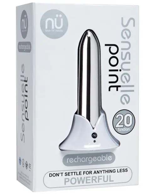 Sensuelle Point Rechargeable Bullet - Silver - Image 4