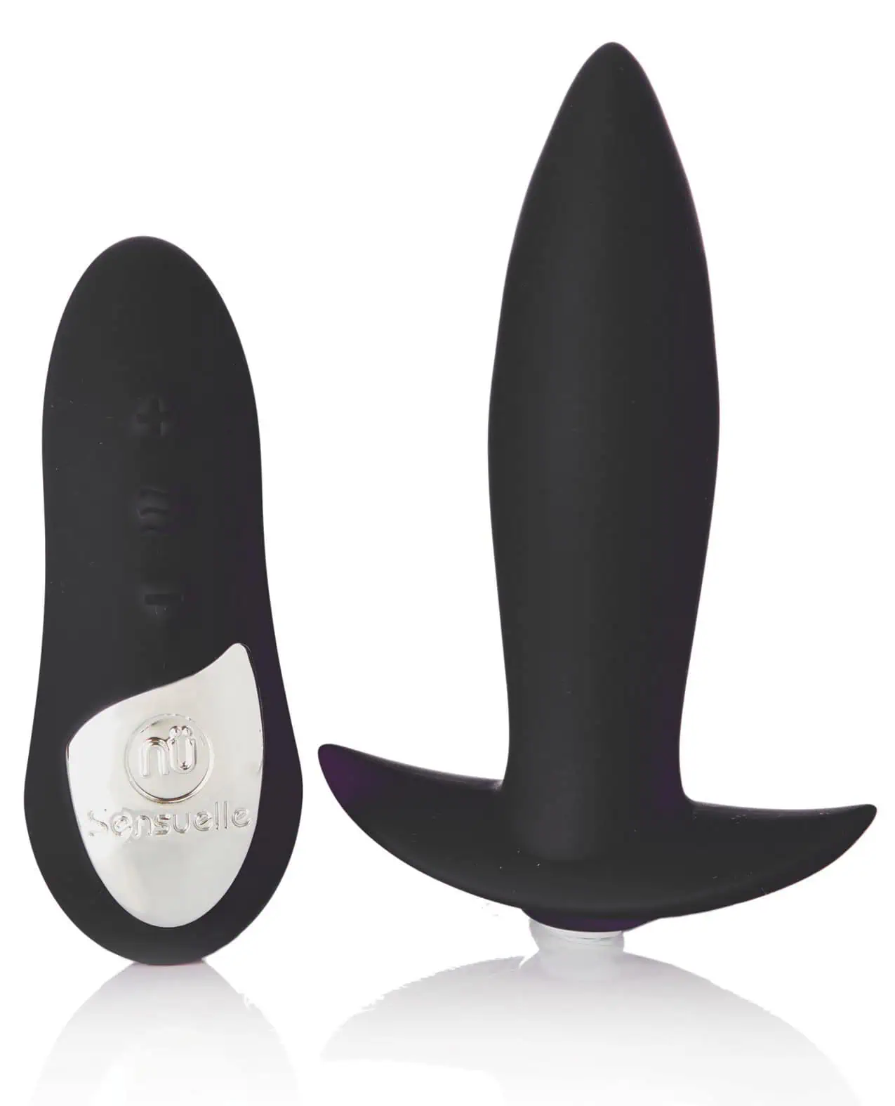 Sensuelle Remote Control Rechargeable Mini Plug - Black - Image 4