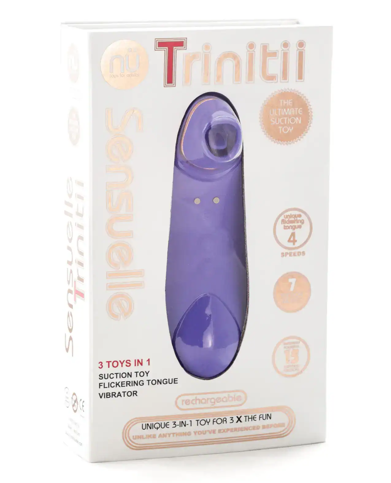 Sensuelle Trinitii Tongue Vibe - Ultra Violet - Image 3