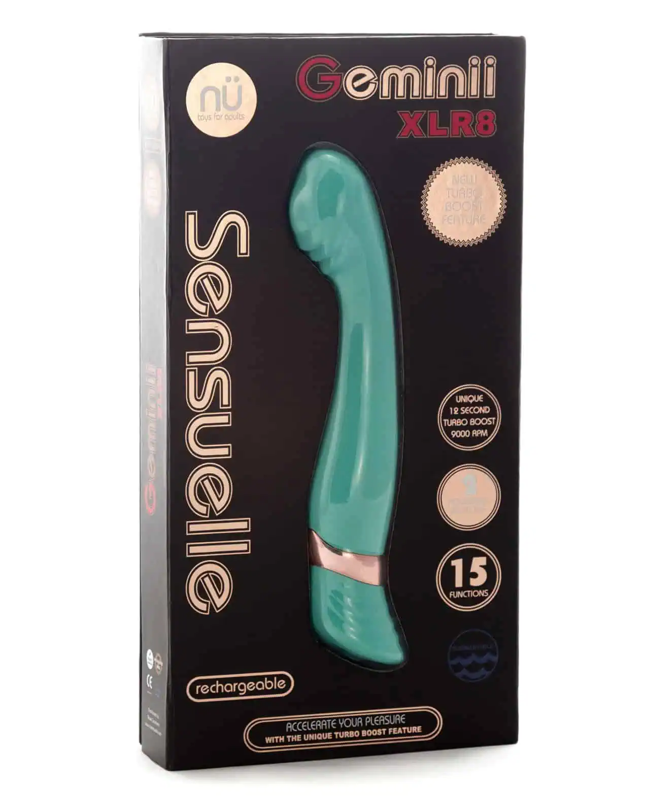 Sensuelle Geminii XLR8 Turbo Boost G Spot - Electric Blue - Image 3
