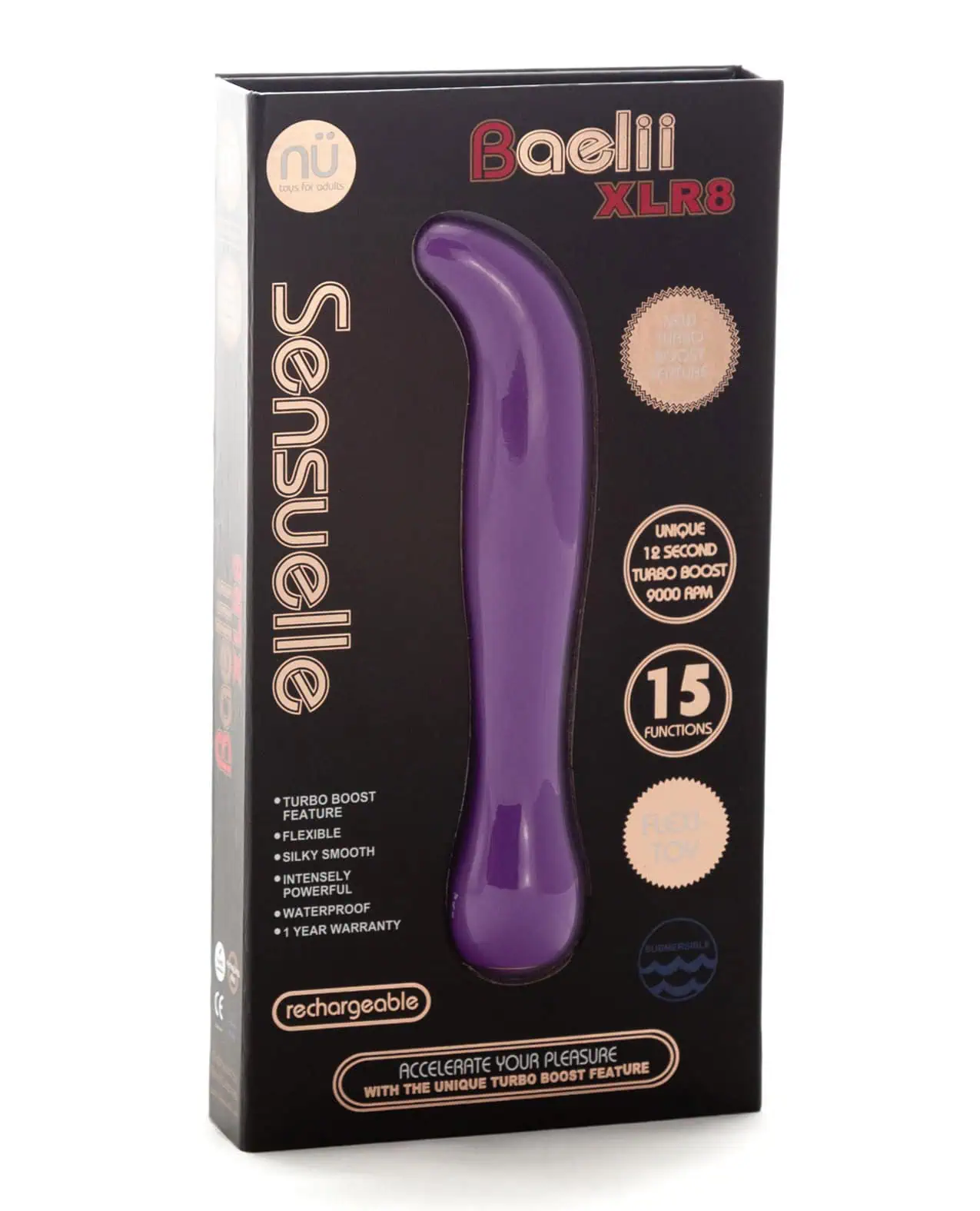 Sensuelle Baelii Flexible G Spot XLR8 Turbo Boost - Ultra Violet - Image 3