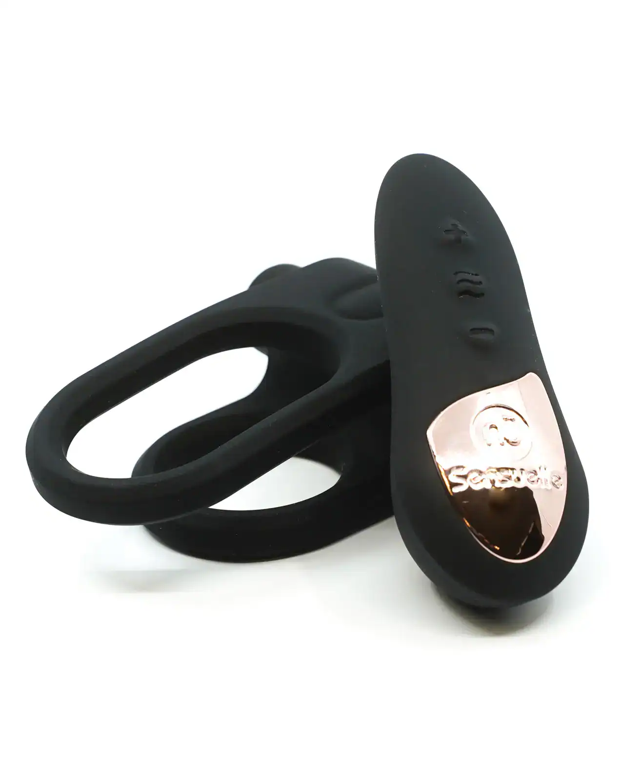 Sensuelle Silicone Remote Control XLR8 Turbo Boost Bullet Ring - Black - Image 2