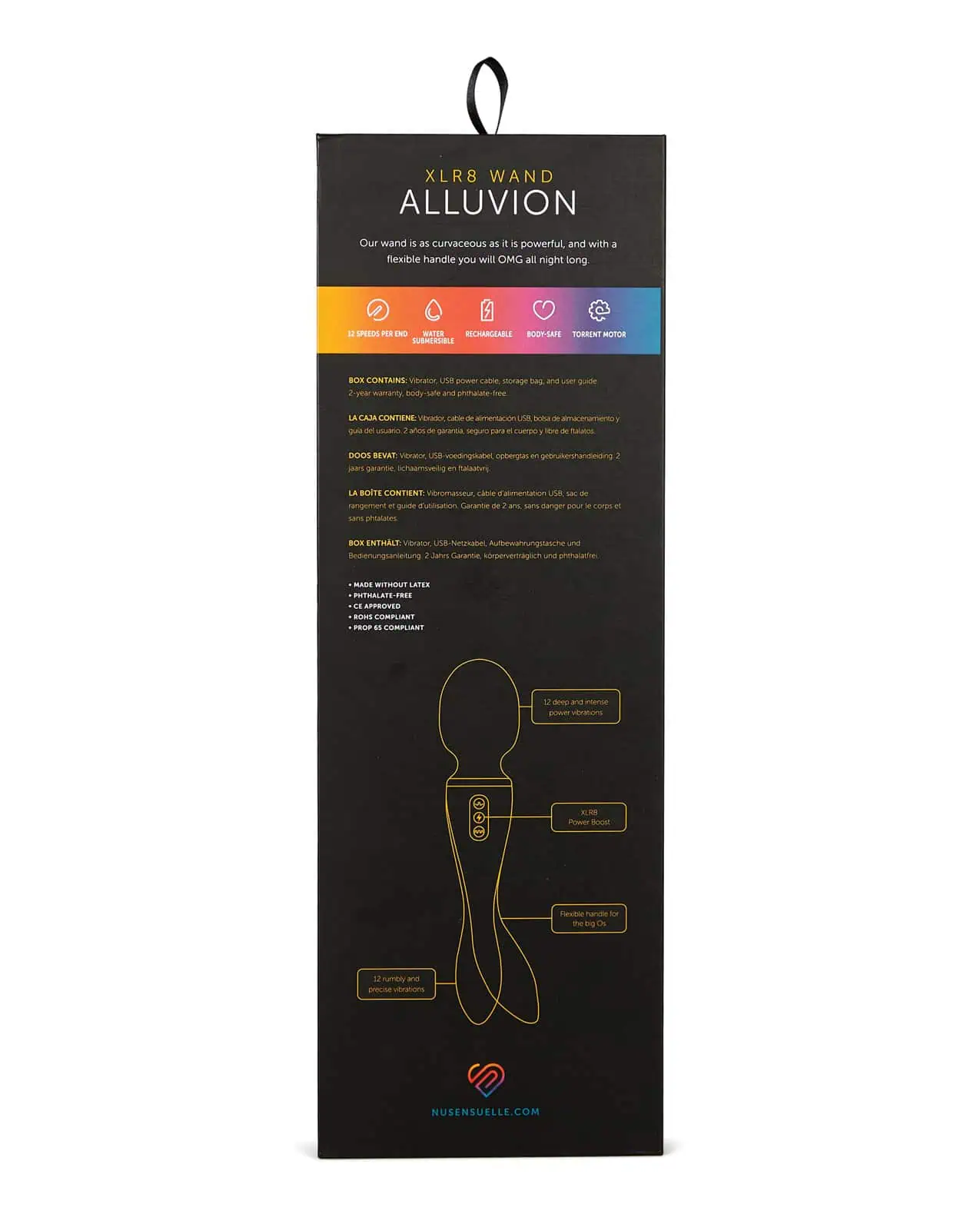 Nu Sensuelle Alluvion XLR8 Wand - Purple - Image 2