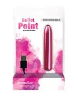 Bullet Point Rechargeable Bullet - 10 Functions Pink - Image 1