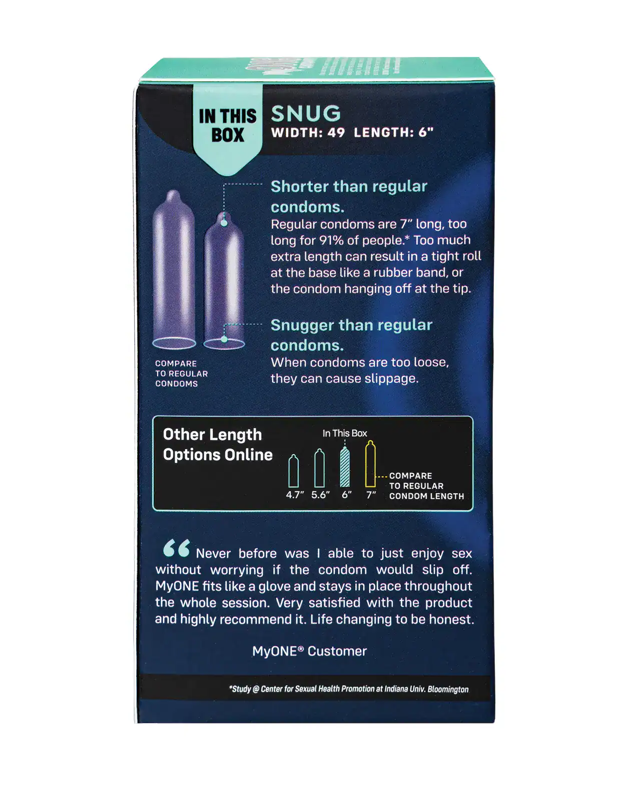 My One Snug Condoms - Pack of 10 - Image 2